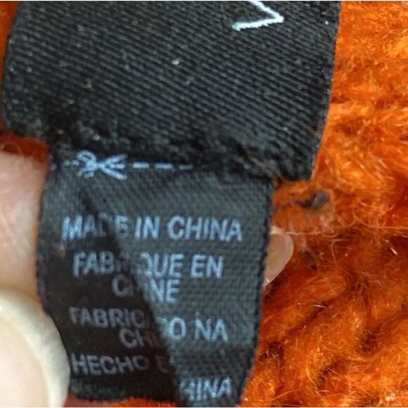 Volcom Chunky Cable Knit Sweater Womens 12 Cozycore Gorpcore Outdoor Cabincore - Picture 6 of 10